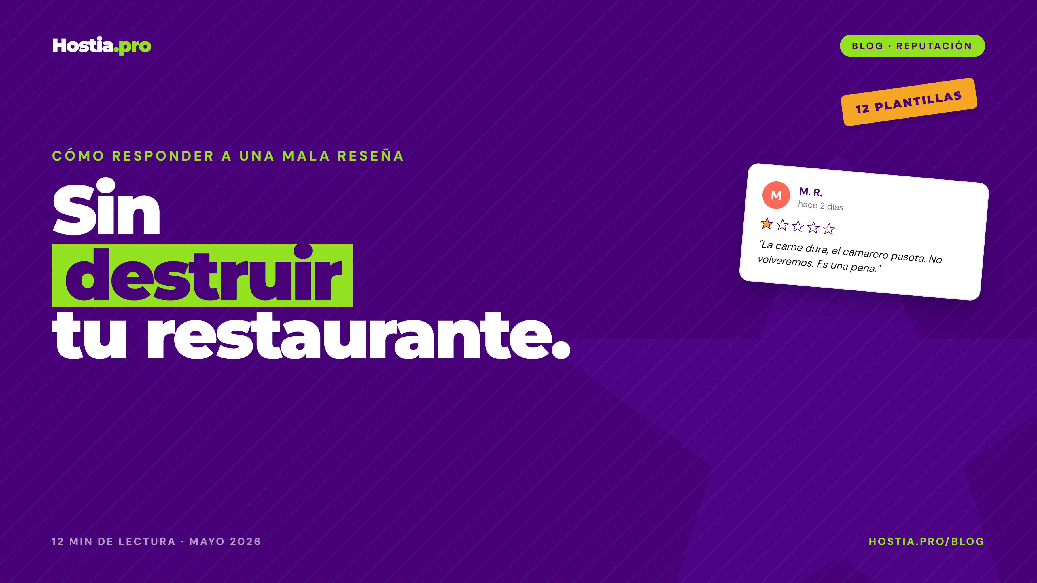 Cómo responder a una mala reseña sin destruir tu restaurante